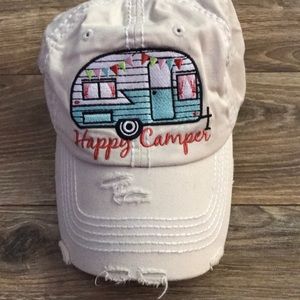 Happy Camper Baseball Cap
